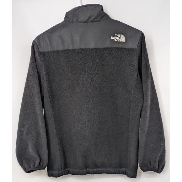 The‎ North Face Girls Medium Black Polartec Fleece Full Zip Jacket Zip Pockets - Picture 10 of 11
